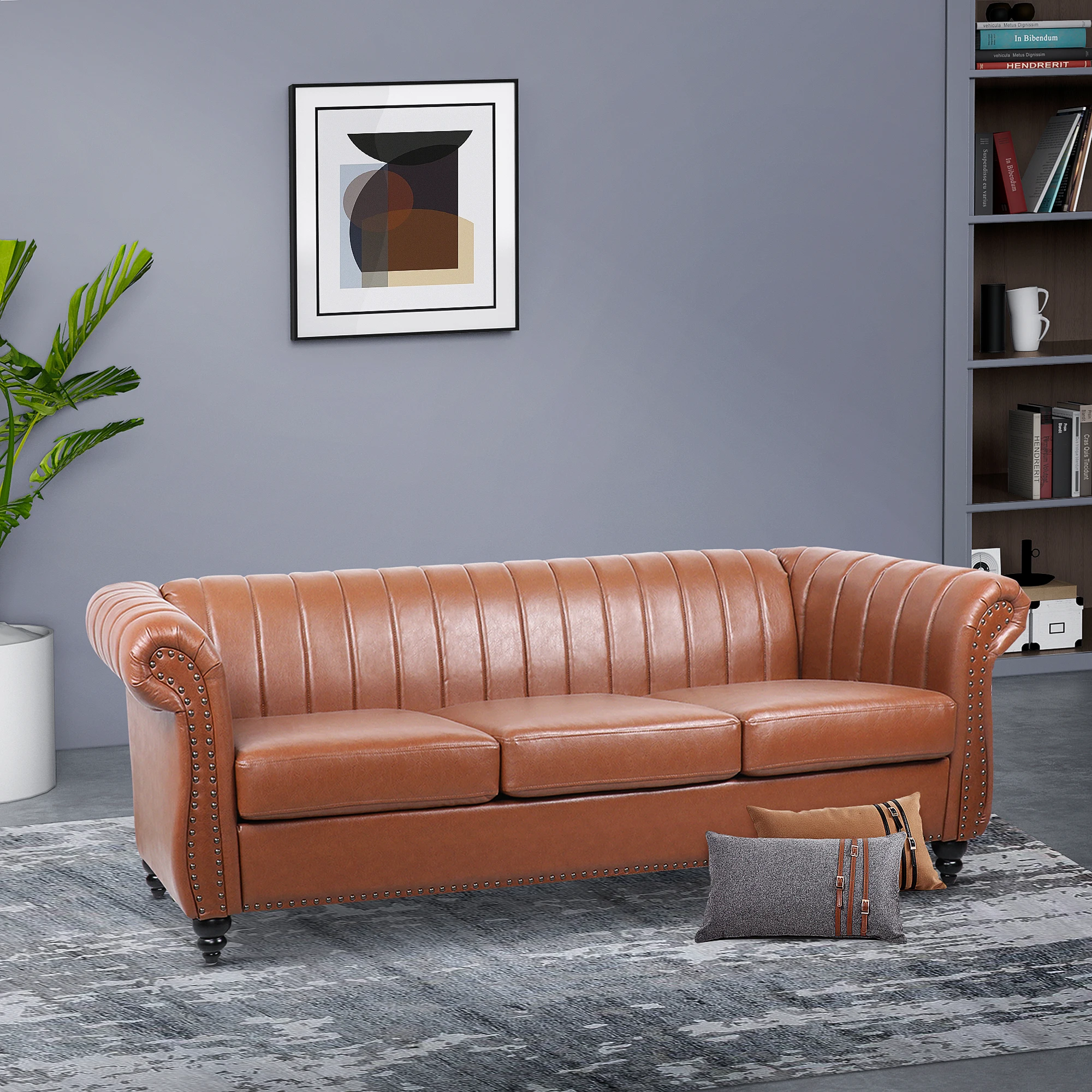 Leather sofa