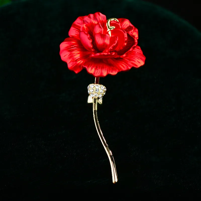 Carnation brooch